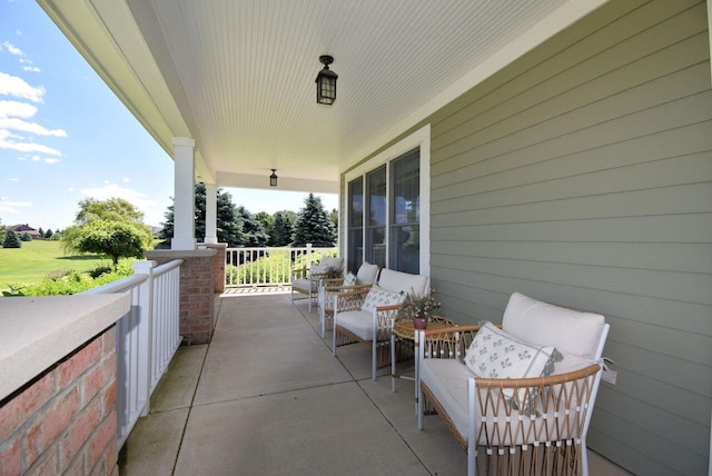 5021 Sherwood Ct, Burlington, WI 53105 - view of covered porch