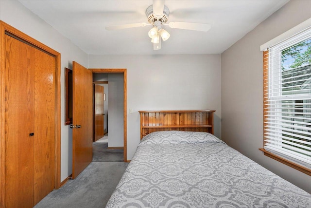 1941 Beulah Ave, East Troy, WI 53120 - carpeted bedroom with a ceiling fan