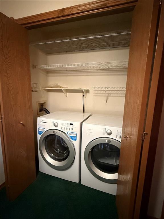 51 Stump Lake Rd, Chippewa Falls, WI 54729 - washroom with independent washer and dryer