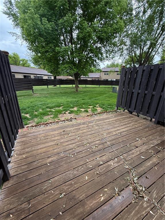 51 Stump Lake Rd, Chippewa Falls, WI 54729 - view of wooden terrace
