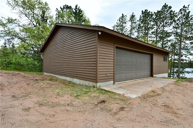 W7607 Whitetail Dr, Minong, WI 54859 - view of detached garage