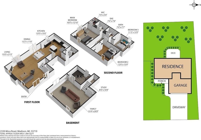 2330 Mica Rd, Madison, WI 53719 - home floor plan