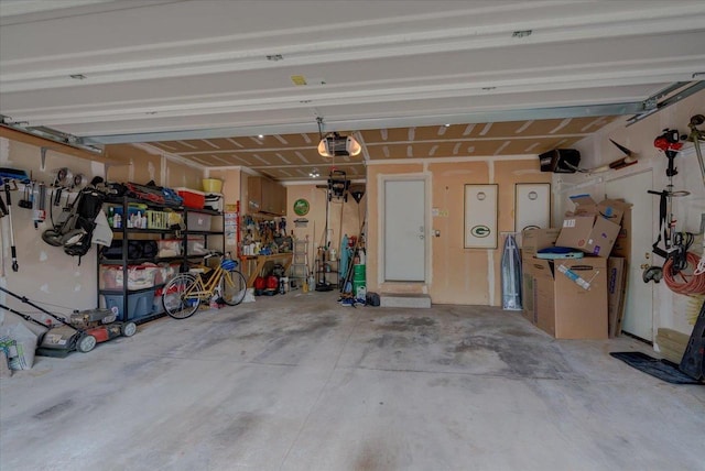 2330 Mica Rd, Madison, WI 53719 - garage with a garage door opener