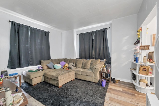 1515 Harrison St, Oshkosh, WI 54901 - living room with wood finished floors and baseboards