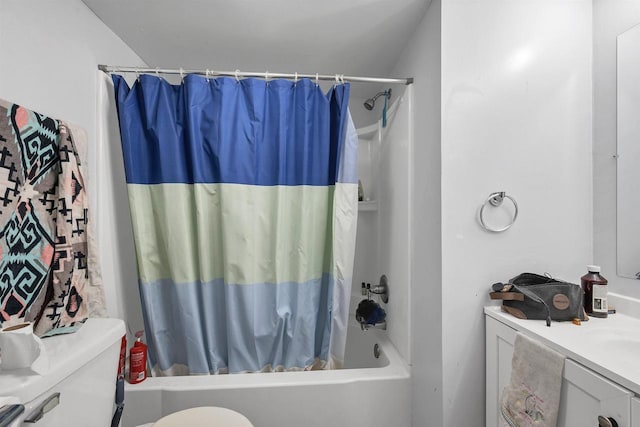 1515 Harrison St, Oshkosh, WI 54901 - full bath with shower / bath combo, toilet, and vanity