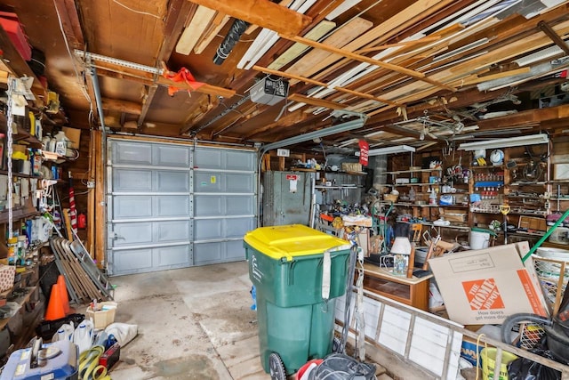 E14485 Baltic Ave, Merrimac, WI 53561 - garage featuring a garage door opener