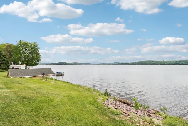 E14485 Baltic Ave, Merrimac, WI 53561 - water view featuring a dock