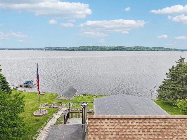 E14485 Baltic Ave, Merrimac, WI 53561 - dock with a water view