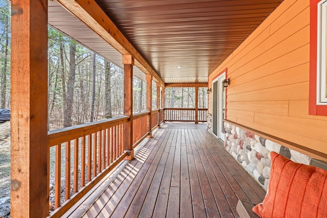 7496 River Rd, Lake Tomahawk, WI 54558 - view of porch