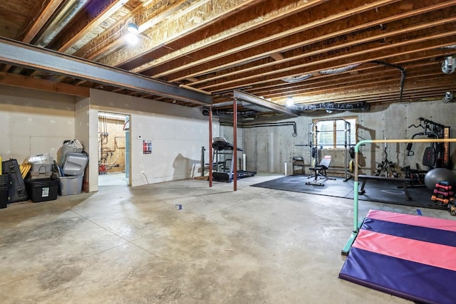 7496 River Rd, Lake Tomahawk, WI 54558 - view of unfinished basement