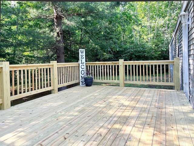 7496 River Rd, Lake Tomahawk, WI 54558 - view of deck