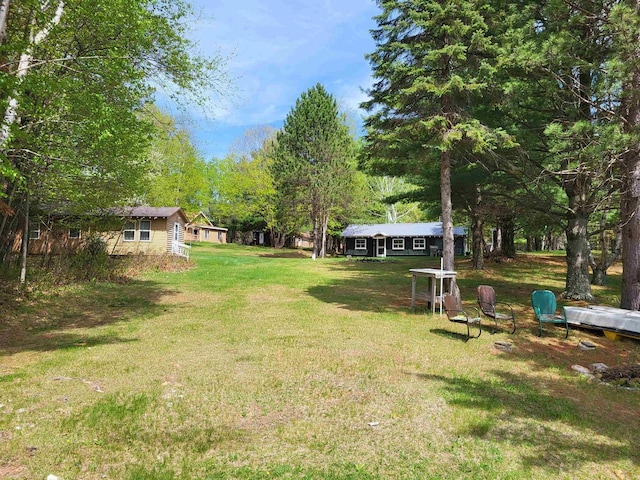 11586 Hidden Haven Dr, Hazelhurst, WI 54531 - view of grassy yard