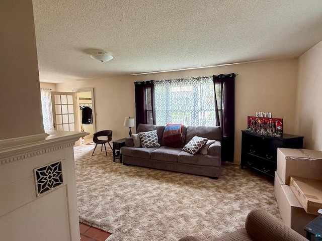 514 W 9th Ave, Ashland, WI 54806 - living room with plenty of natural light, light colored carpet, and a textured ceiling