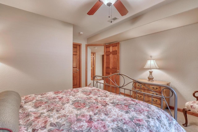 1826 Stonebridge Rd, Waukesha, WI 53188 - carpeted bedroom with baseboards and a ceiling fan