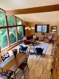 3914 Priscilla Ln, Madison, WI 53705 - living room with plenty of natural light and wood finished floors