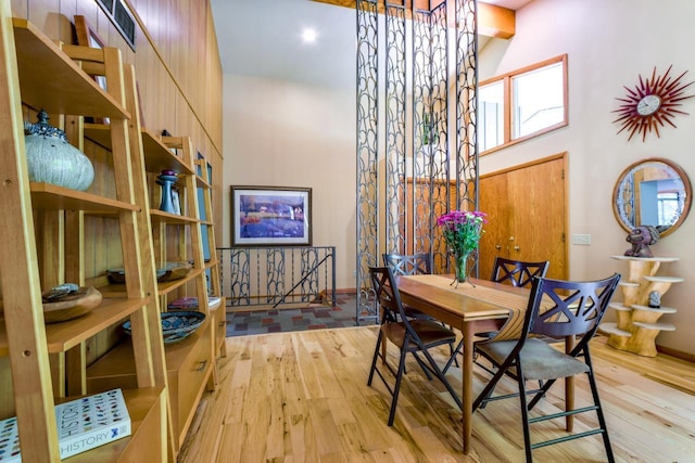 3914 Priscilla Ln, Madison, WI 53705 - dining area with hardwood / wood-style floors and baseboards