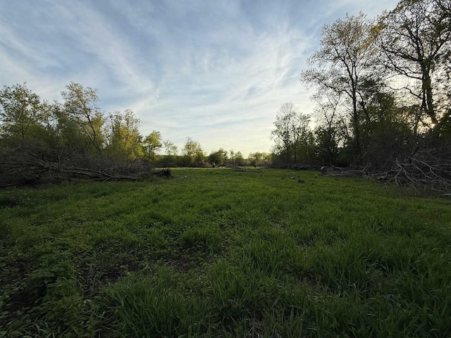N8718 Starr Rd, Portage, WI 53901 - view of yard featuring a view of countryside
