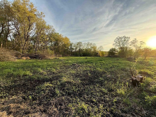 N8718 Starr Rd, Portage, WI 53901 - view of yard at dusk