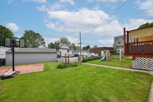 3727 E Layton Ave, Cudahy, WI 53110 - view of yard featuring a playground