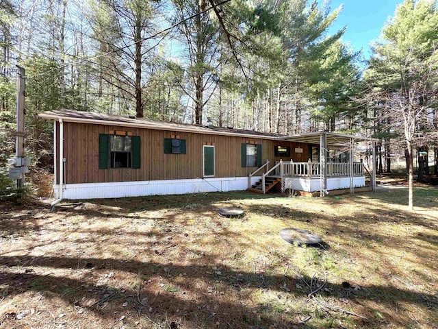 3185 S Faust Lake Rd, Rhinelander, WI 54501 - view of manufactured / mobile home