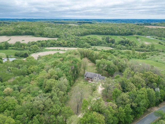 N1490 Fox Rd, Wonewoc, WI 53968 - drone / aerial view of a heavily wooded area