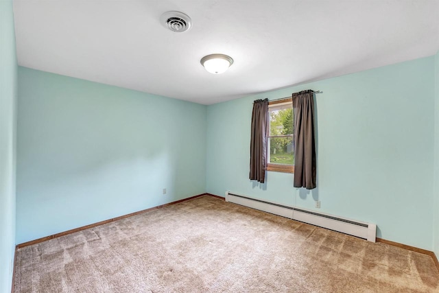 2044 E Vista Cir, De Pere, WI 54115 - carpeted empty room featuring baseboard heating and baseboards