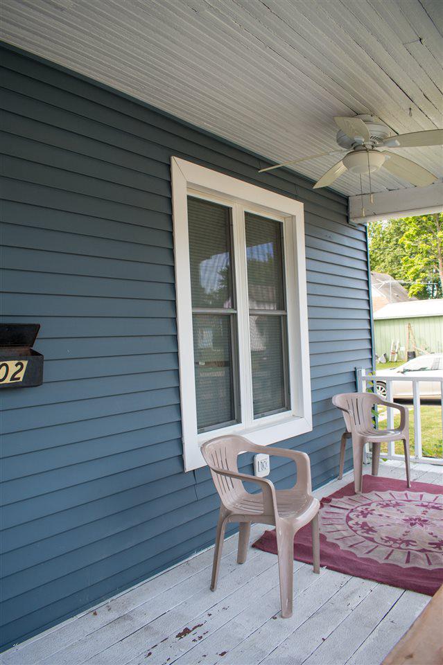 202 Wisconsin St, Mauston, WI 53948 - wooden terrace featuring ceiling fan