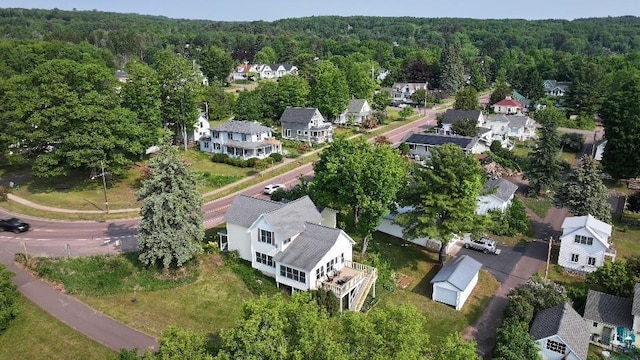 240 6th St S, Bayfield, WI 54814 - aerial view of residential area with a forest