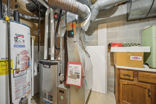 5748 Cambridge Ln Unit 3, Mount Pleasant, WI 53406 - utility room with water heater