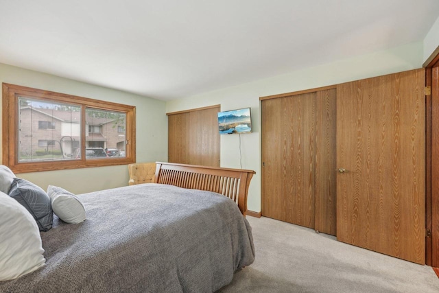 5748 Cambridge Ln Unit 3, Mount Pleasant, WI 53406 - bedroom featuring light colored carpet and multiple closets