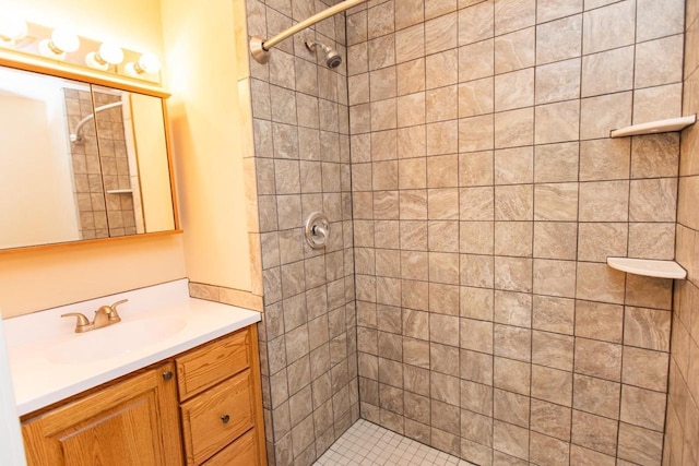217 E Division St, Dodgeville, WI 53533 - full bath featuring a tile shower and vanity