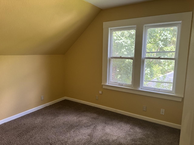 3762 N 5th St Unit 3762A, Milwaukee, WI 53212 - bonus room featuring vaulted ceiling and dark carpet
