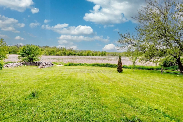 11934 187th Ave, Bristol, WI 53104 - view of green lawn featuring a view of rural / pastoral area