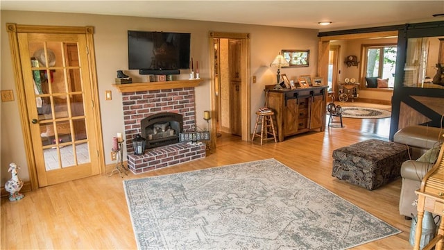 S523 Cole Rd, Mondovi, WI 54755 - living room with wood finished floors