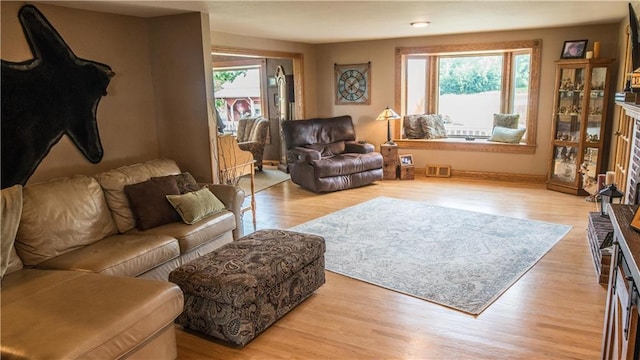 S523 Cole Rd, Mondovi, WI 54755 - living area with wood finished floors