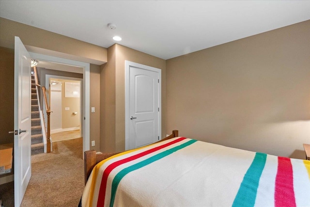 1814 Masters Ln, Madison, WI 53719 - carpeted bedroom featuring recessed lighting