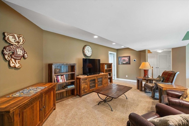 1814 Masters Ln, Madison, WI 53719 - living room with light colored carpet and recessed lighting
