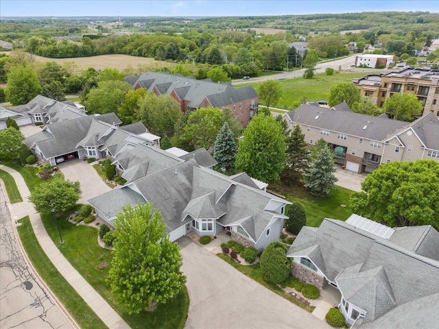 1814 Masters Ln, Madison, WI 53719 - aerial perspective of suburban area