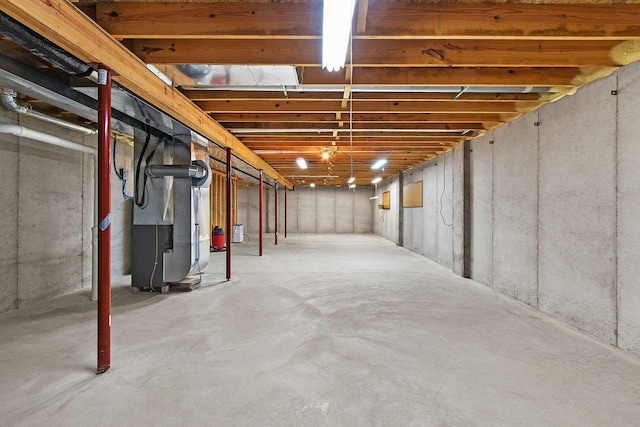 1126 Princess Dove Cir, De Pere, WI 54115 - unfinished basement with heating unit