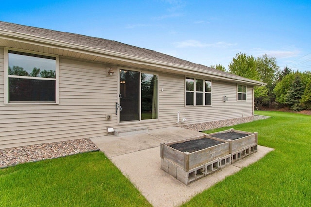 1126 Princess Dove Cir, De Pere, WI 54115 - rear view of property featuring a yard and a patio