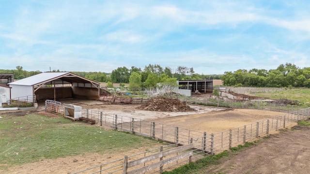 W8749 Hunters Rd, Hortonville, WI 54944 - view of stable