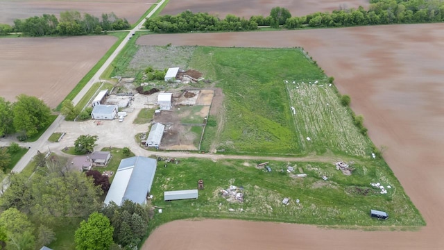 W8749 Hunters Rd, Hortonville, WI 54944 - aerial view of property's location with rural landscape