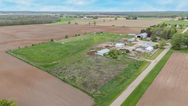 W8749 Hunters Rd, Hortonville, WI 54944 - aerial view of property's location with rural landscape