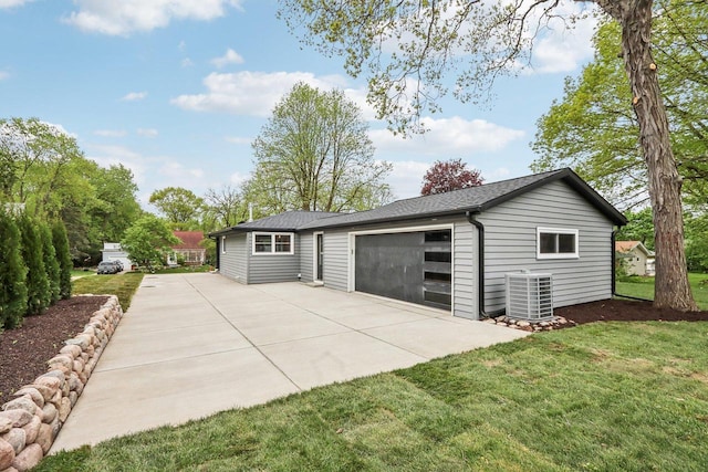 6020 Briarclift Ct, Greendale, WI 53129 - garage with cooling unit