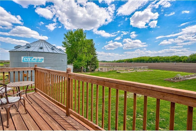 17690 Clayton Ave, Rosemount, MN 55068 - deck with a yard and a rural view