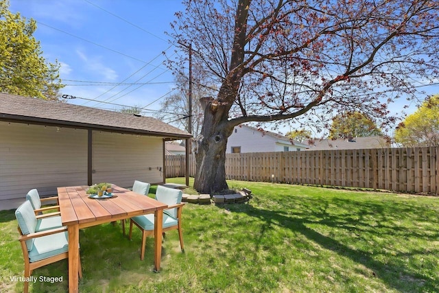 4415 S 5th St, Milwaukee, WI 53207 - view of yard featuring outdoor dining space
