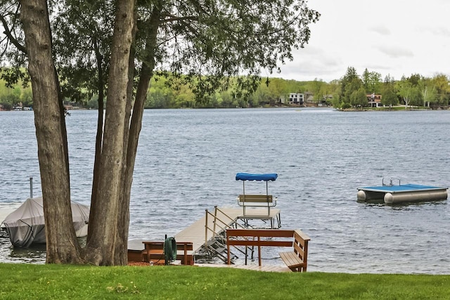 N7428 County Road J, Plymouth, WI 53073 - dock with a water view