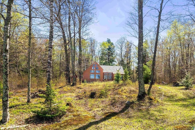 3610 N Shore Rd, La Pointe, WI 54850 - view of yard