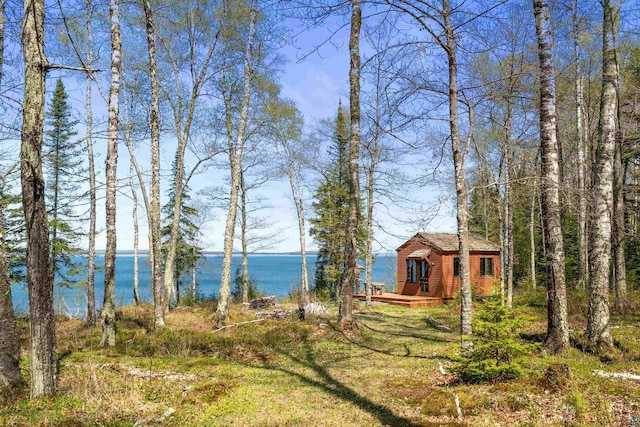3610 N Shore Rd, La Pointe, WI 54850 - water view
