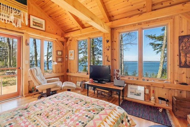 3610 N Shore Rd, La Pointe, WI 54850 - view of sunroom